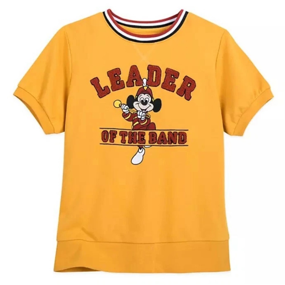 DISNEY Mickey Leader Of The Band Short Sleeve Sweatshirt